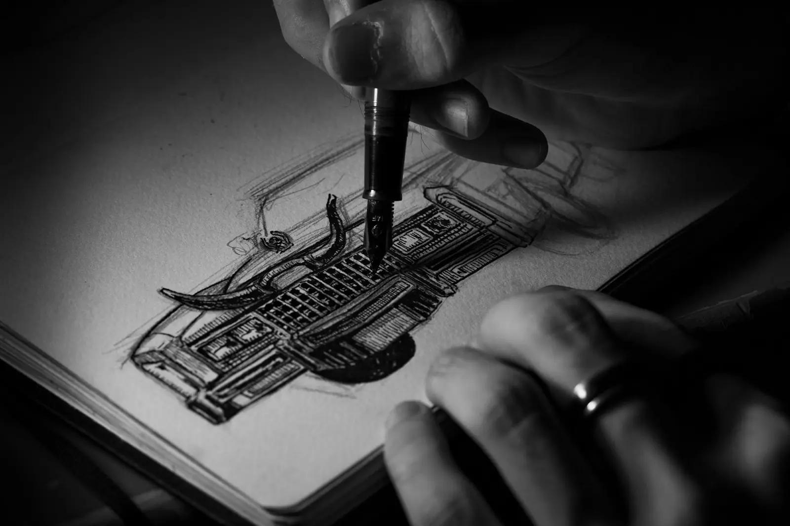 Initial sketch and concept